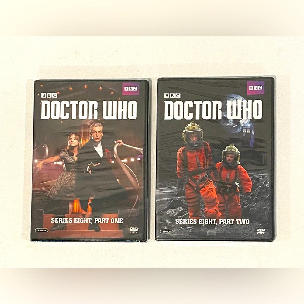 Doctor Who: Series Eight - Part One & Two (DVD, 4-Disc Set) Peter Capaldi NEW
